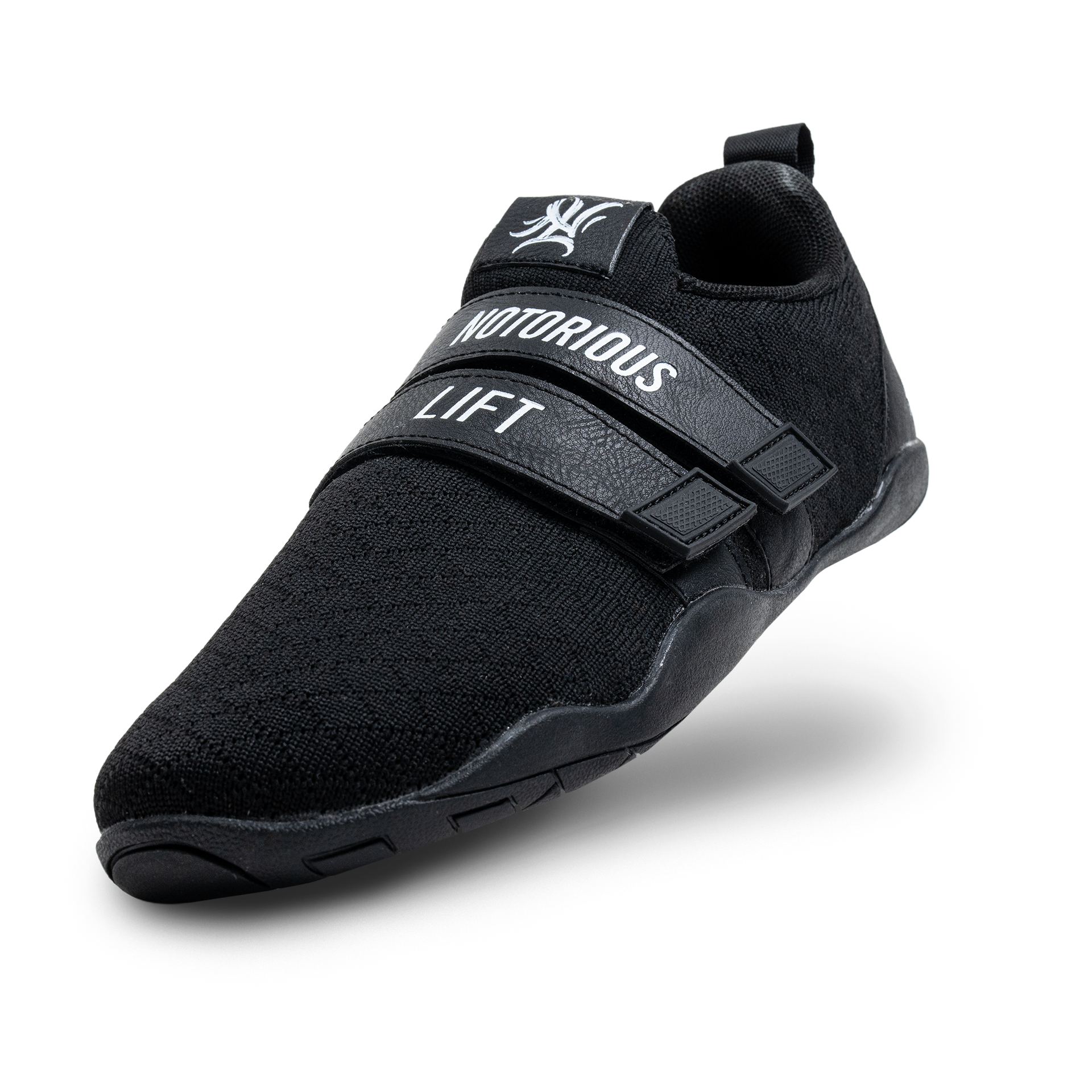 NLG3 Stealth powerlifting slipper side profile - dual velcro strap lockdown system
