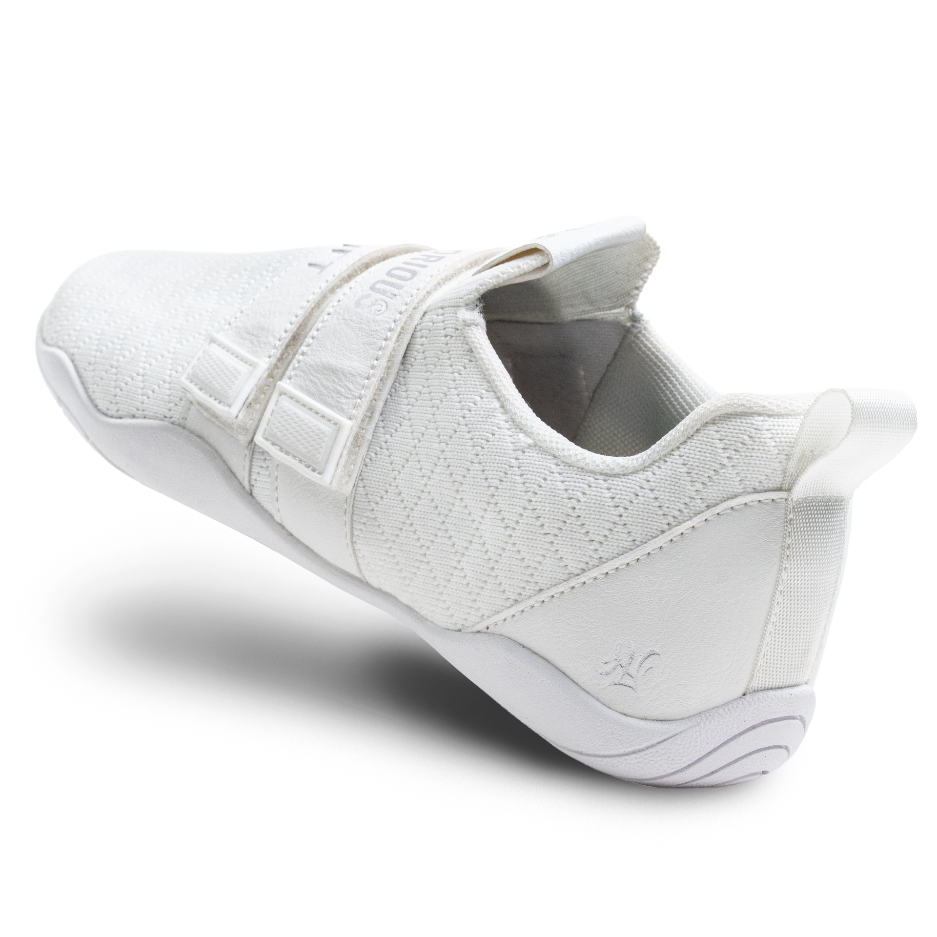 Notorious Lifters Gen 3 White 3/4 view - Novus Grip Tech outsole, improved heel support