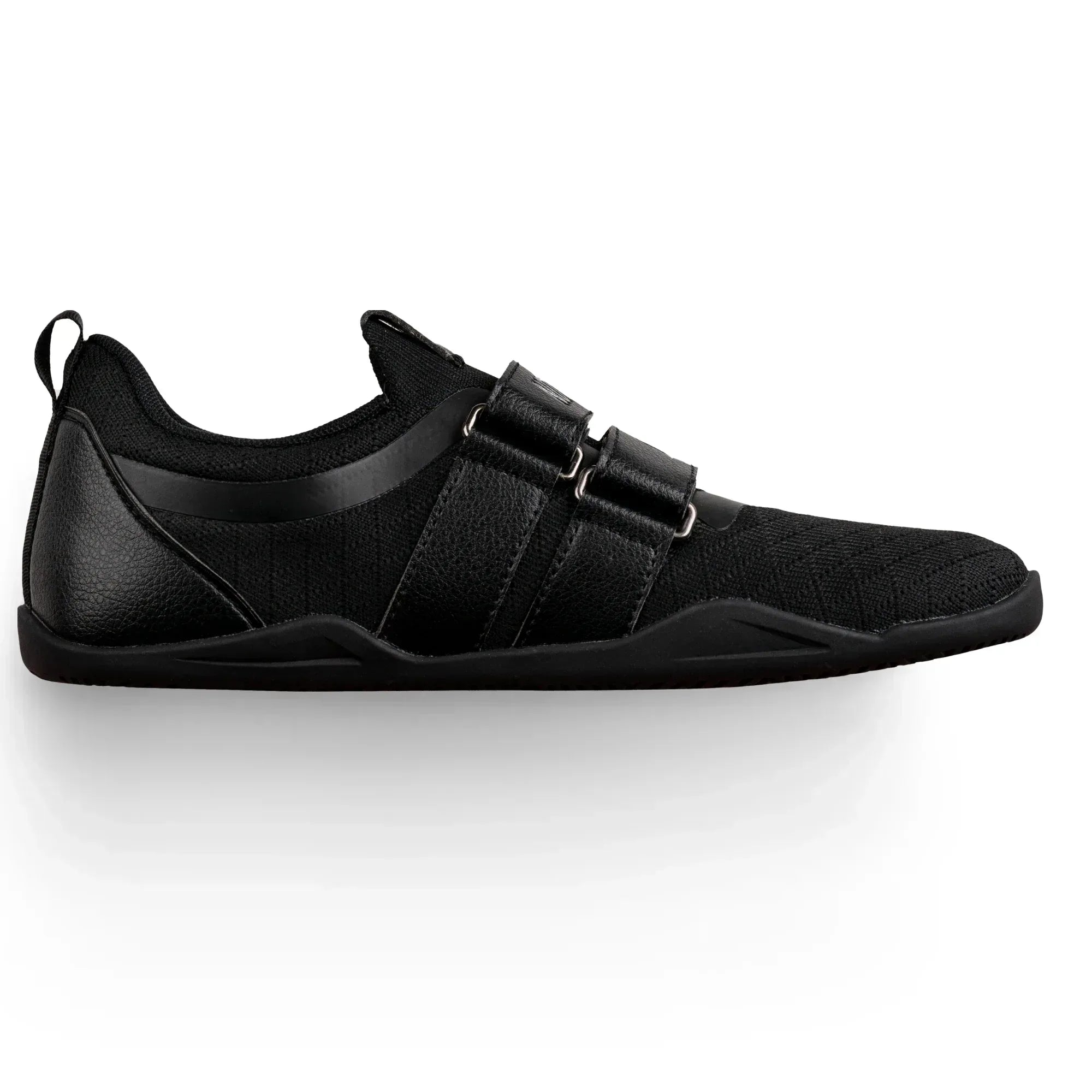 Sumo Sole Gen 4 Stealth close-up side view - dual strap lockdown system and knit upper detail